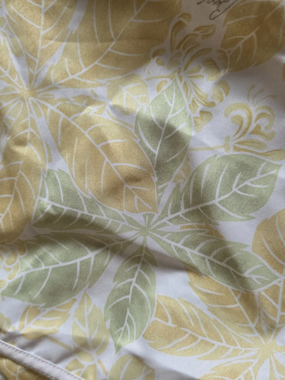 Burberry Yellow and Pale Green Floral Swim Shorts